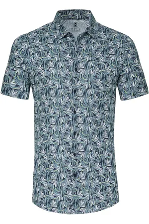 DESOTO Short Sleeve Jersey Hemd Blumenmuster Größe S