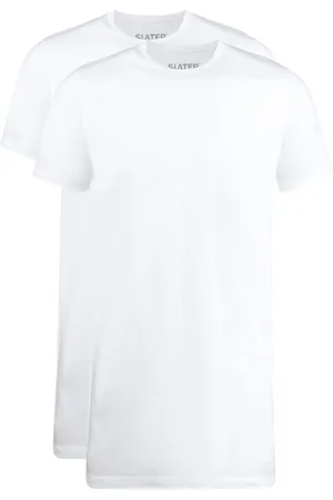 Slater 2er-Pack T-shirt Extra Lang Rundhals Größe S