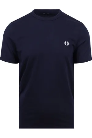 Fred Perry Ringer T-Shirt Blau Größe L
