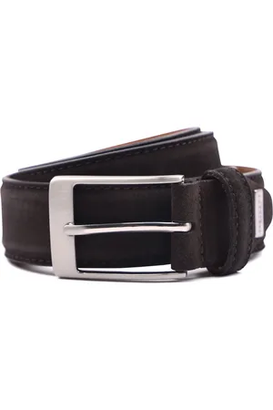 Profuomo Wildleder Gürtel Dunkelbraun Größe 95