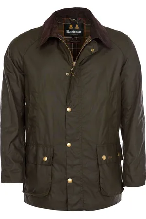Barbour Ashby Wachsjacke Olive Dunkelgrün Grün Größe XXL