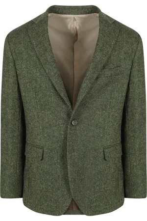 Suitable Birds Eye Blazer Merinowolle Größe 48