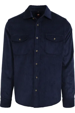Suitable Überhemd Corduroy Navy Dunkelblau Größe S