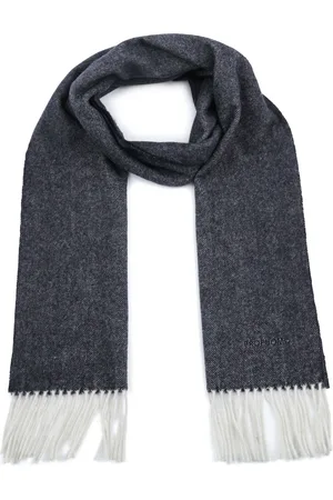 Profuomo Schal Lammwolle Navy Dunkelblau