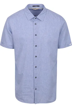No Excess Short Sleeve Hemd Leinen Größe M