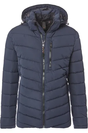 Casa Moda Jacke Hooded Puffer Navy Dunkelblau Größe L
