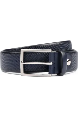 Suitable Ledergürtel Struktur Leder Navy Dunkelblau Größe 95