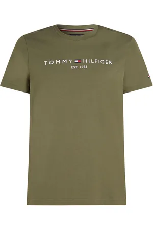 Tommy Hilfiger T-shirt Logo Olivgrün Größe S
