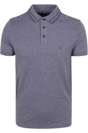 Tommy Hilfiger Pretwist Polo Indigo Melange Grau Größe L