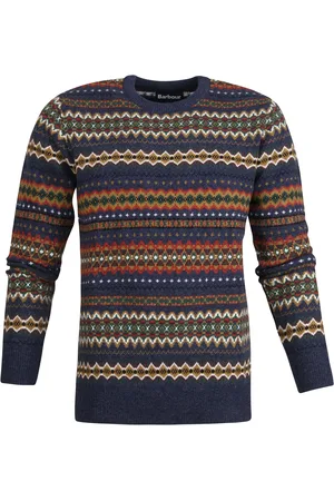 Barbour Pullover Wolle Dessin Multicolour Größe M