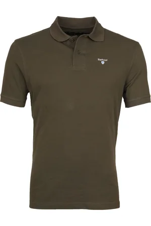Barbour Basic Poloshirt Armee Grün Größe M