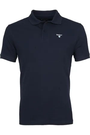 Barbour Basic Poloshirt Blau Größe M