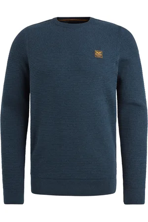 PME Legend™ Sweater Mouliné Navy Dunkelblau Größe XXL