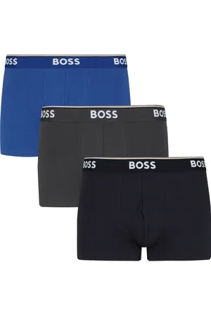 HUGO BOSS Kurze Shorts Power 3er-Pack 487 Dunkelblau Grau Anthrazit Multicolour Größe M