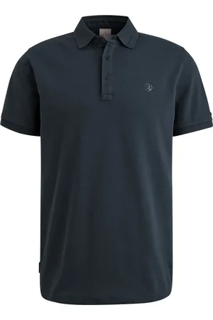 Cast Iron Polo Navy Blau Größe S