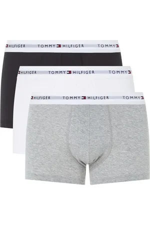 Tommy Hilfiger Boxer Trunk 3-Pack Black/White/Grey Schwarz Grau Größe S
