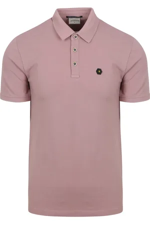 No Excess Poloshirt Piqué Mauve Größe M