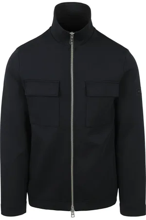 Marc O’ Polo Scuba Interlock Overshirt Navy Dunkelblau Größe M