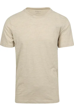 Knowledge Cotton Apparal T-shirt Streifen Größe M