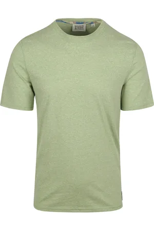 Scotch&Soda T-Shirt Melange Grun Größe S