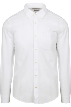 Barbour Shirt Nelson Tailored White Größe M