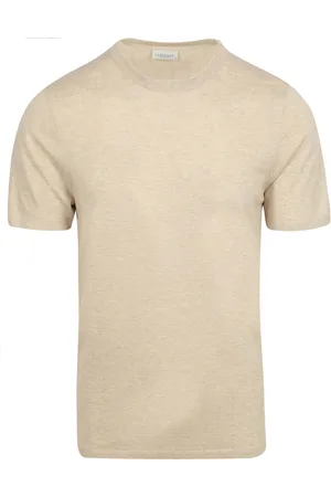Profuomo T-Shirt Knitted Ecru Beige Größe S