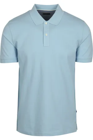 Olymp Poloshirt Piqué Blau Größe L