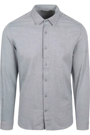 Knowledge Cotton Apparal Hemd Vintage Indigo Größe M