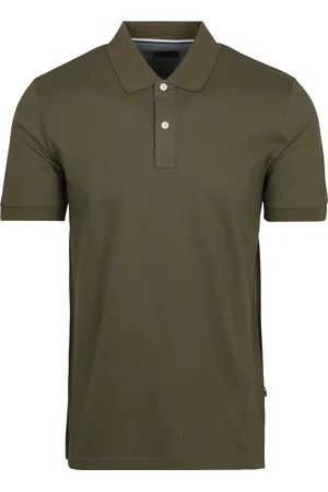 Olymp Poloshirt Piqué Olivgrün Dunkelgrün Größe L