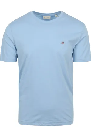 GANT T-shirt Shield Logo Blau Größe M