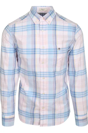 GANT Hemd Tartan Kariert Rosa Pink Größe M