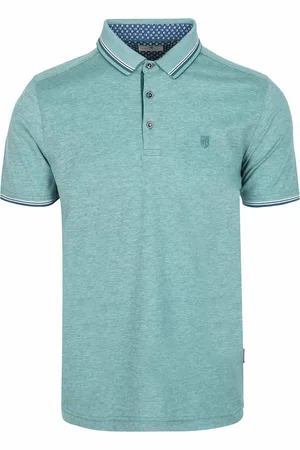 State of art Pique Polo Minzblau Größe M