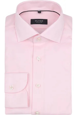 Olymp Signature Twill Hemd Rosa Größe 40