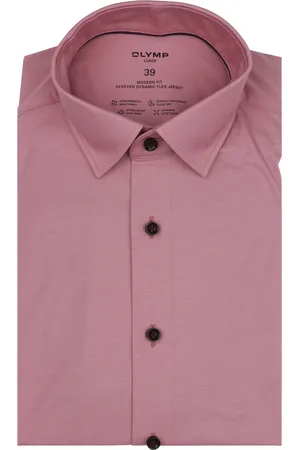 Olymp Luxor Hemd 24/Seven Alt Rosa Größe 40