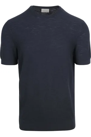 Suitable Piqué T-shirt Leinen Navy Dunkelblau Größe M