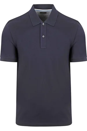 Olymp Poloshirt Piqué Navy Dunkelblau Größe M