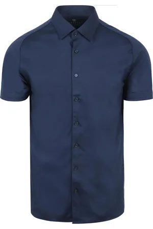 DESOTO Short Sleeve Jersey Hemd Navy Dunkelblau Größe S