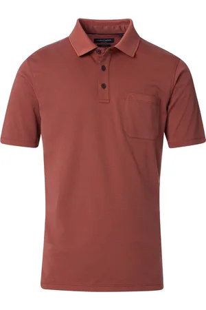 Casa Moda Poloshirt Brique Rot Größe M