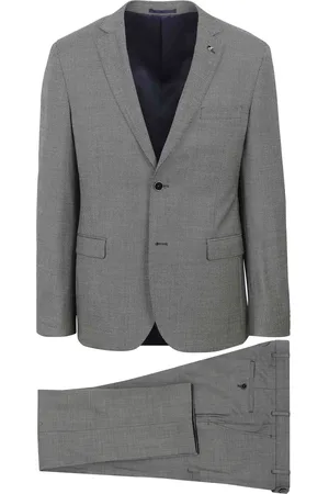 Suitable Anzug Lucius Birdseye Wolle Größe 46