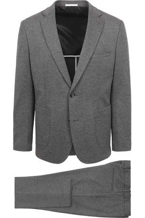 Suitable Jersey Suit Grau Größe 46