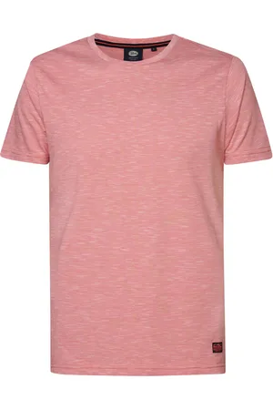 Petrol Industries T-Shirt Palmora Melange Rosa Größe M