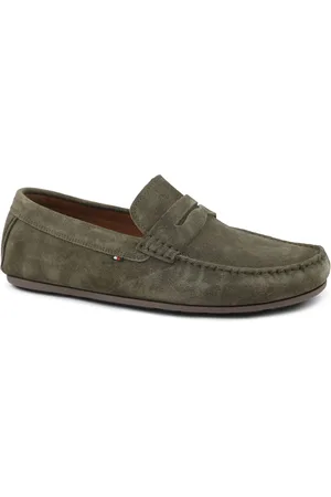 Tommy Hilfiger Loafers Driver Army Dunkelgrün Größe 41