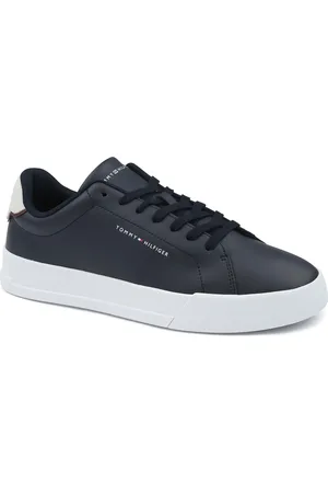 Tommy Hilfiger Sneaker Leather Court Navy Dunkelblau Größe 41