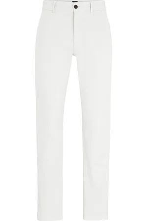 HUGO BOSS Satin Chino Weiß Größe W 31 - L 32