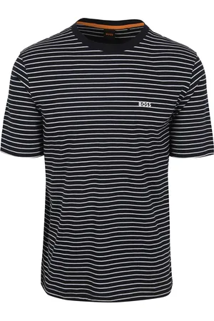 HUGO BOSS T-shirt Stripe Navy Dunkelblau Größe M
