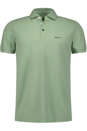 New Zealand Auckland NZA Polo Peter Classic Army Größe M