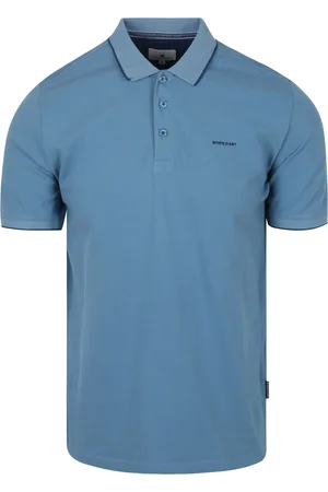 State of art Poloshirt Pique Blue Größe M