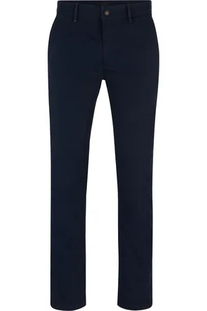 HUGO BOSS Chino Slim Navy Dunkelblau Größe W 30 - L 32