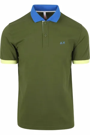 sun68 Poloshirt Color Way Dunkelgrün Größe M