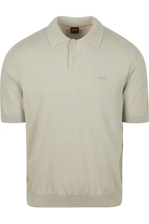 HUGO BOSS Polo Shirt Asac Greige Grau Größe M